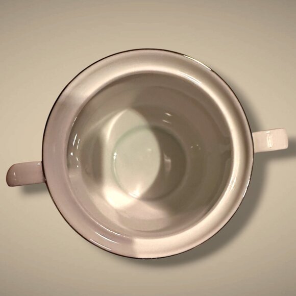 Johann Haviland Forever Spring Sugar Bowl With Lid Porcelain Dual Handles White/ - Picture 3 of 8